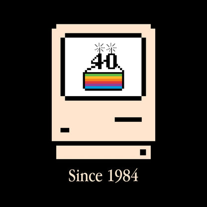 Macintosh Birthday Cake Long Sleeve - I Bleed in Six Colors®