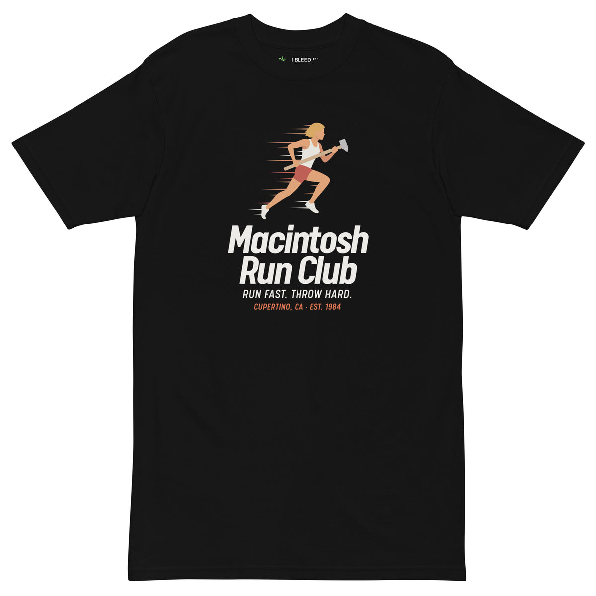 Macintosh Run Club T-shirt—Black