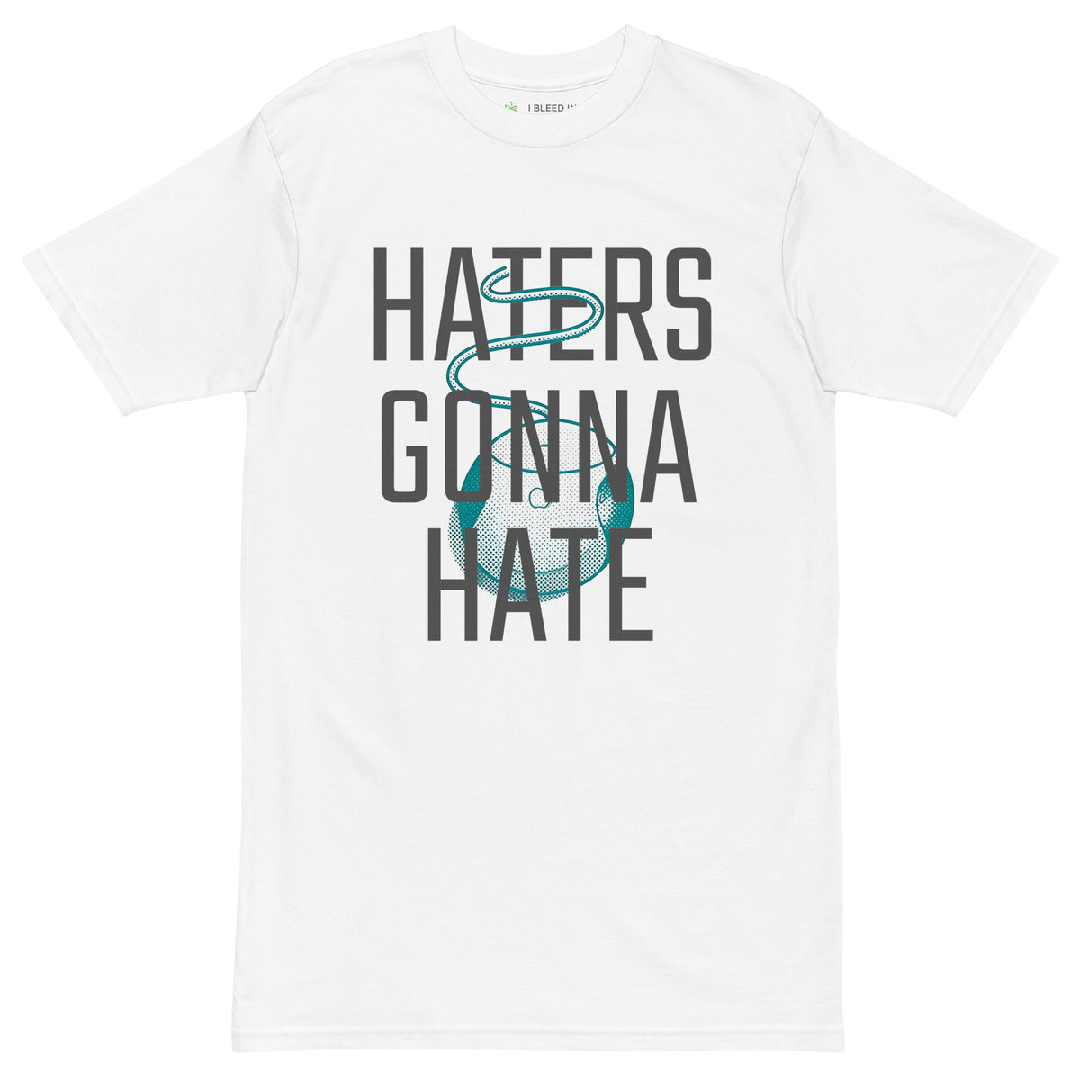 Haters Gonna Hate graphic tee—White