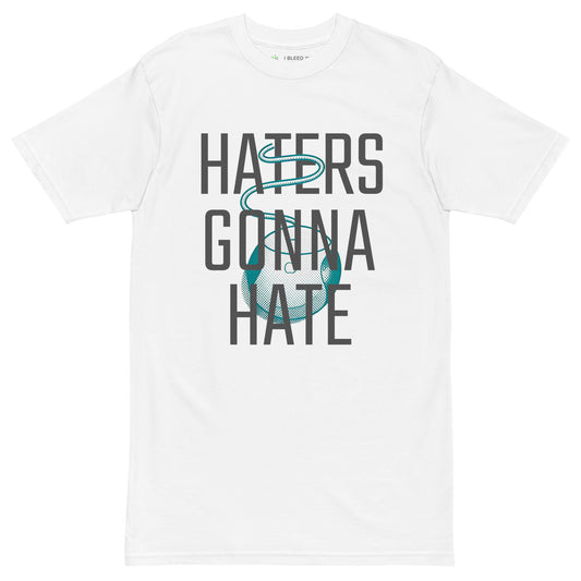 Haters Gonna Hate graphic tee—White