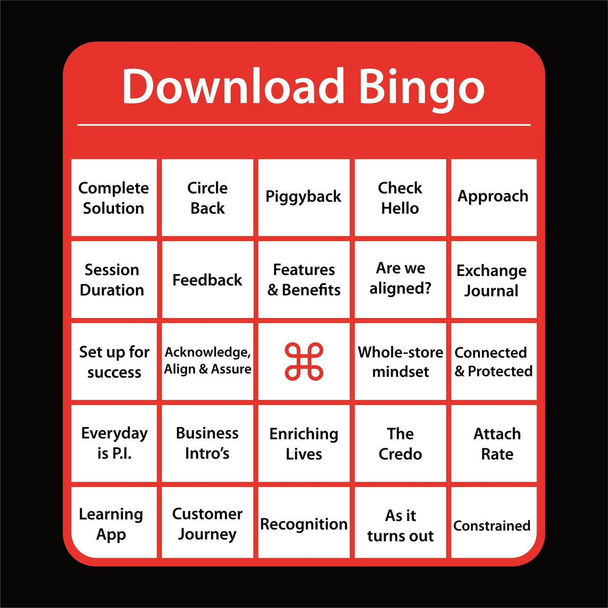Shirt: Download Bingo graphic close-up