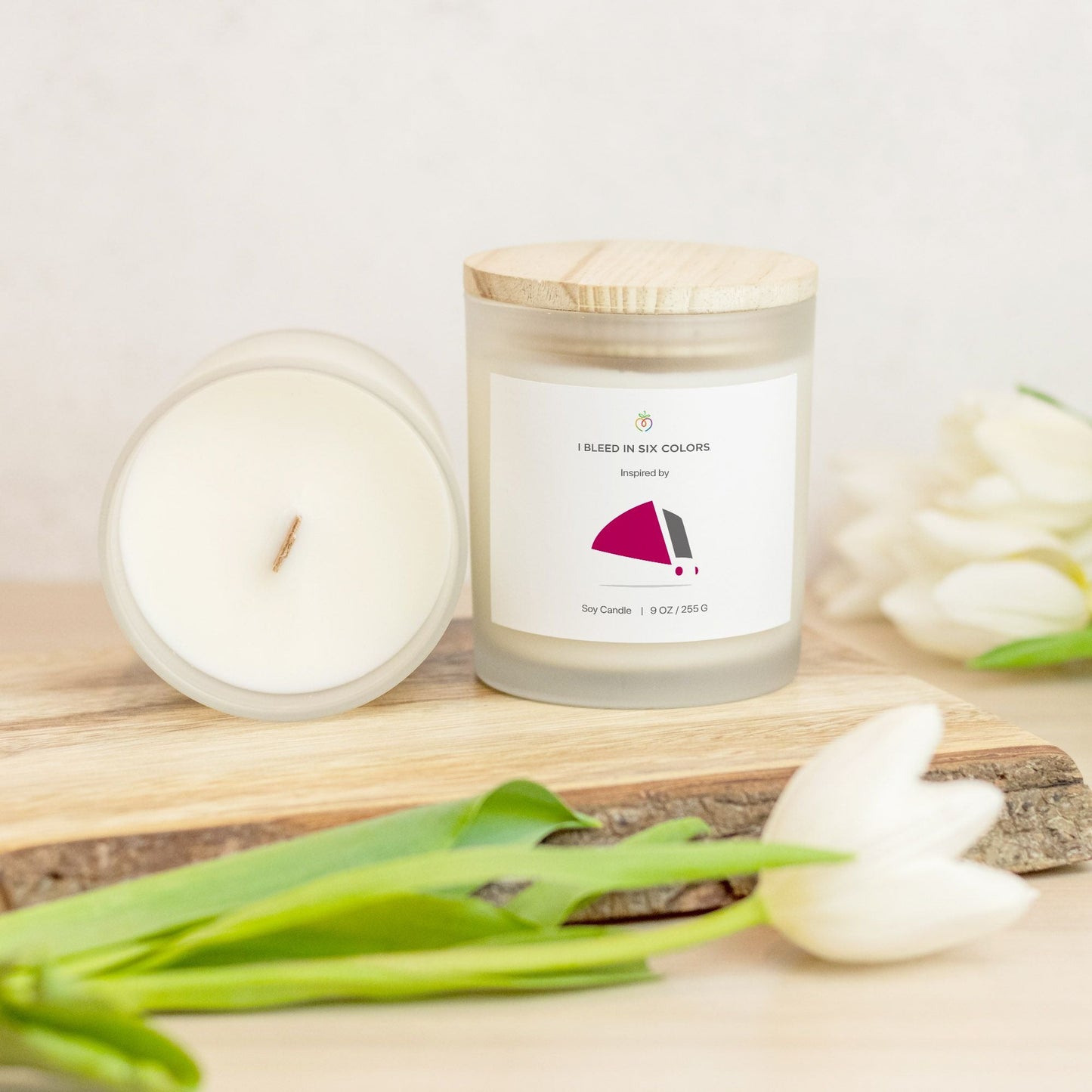Strawberry iMac Inspired Candle - I Bleed in Six Colors®