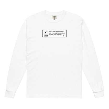 System Confession Long Sleeve - I Bleed in Six Colors®
