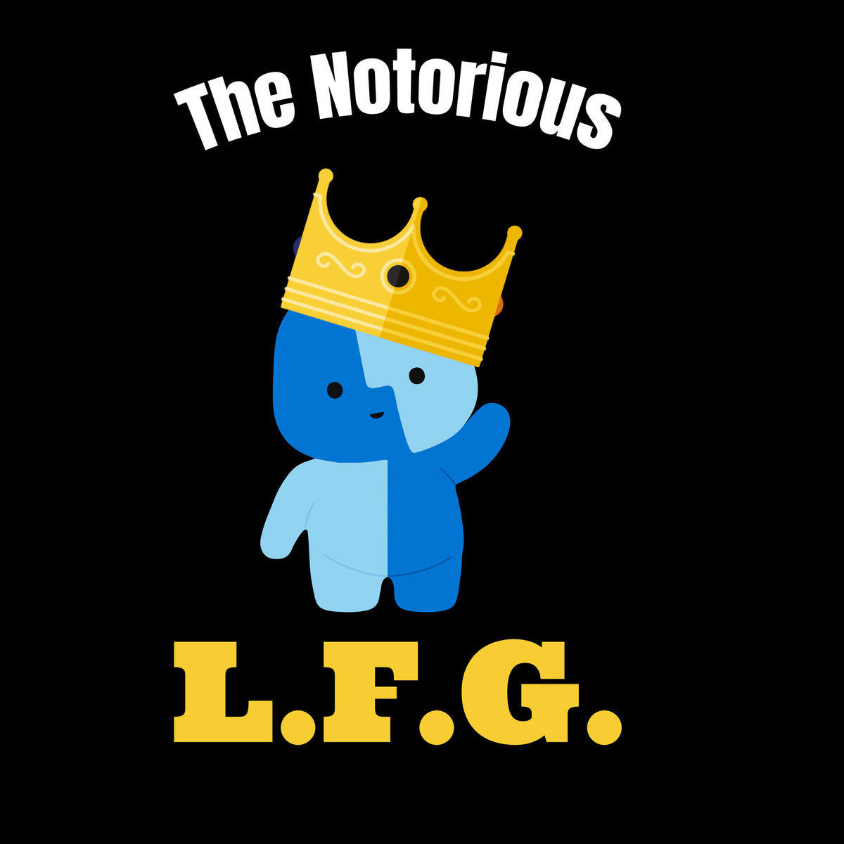 The Notorious L.F.G. artwork—Black