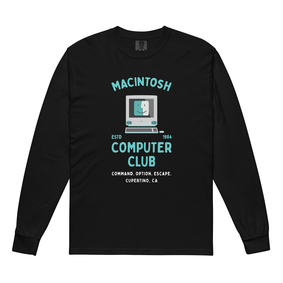 Macintosh Computer Club Long Sleeve—Black