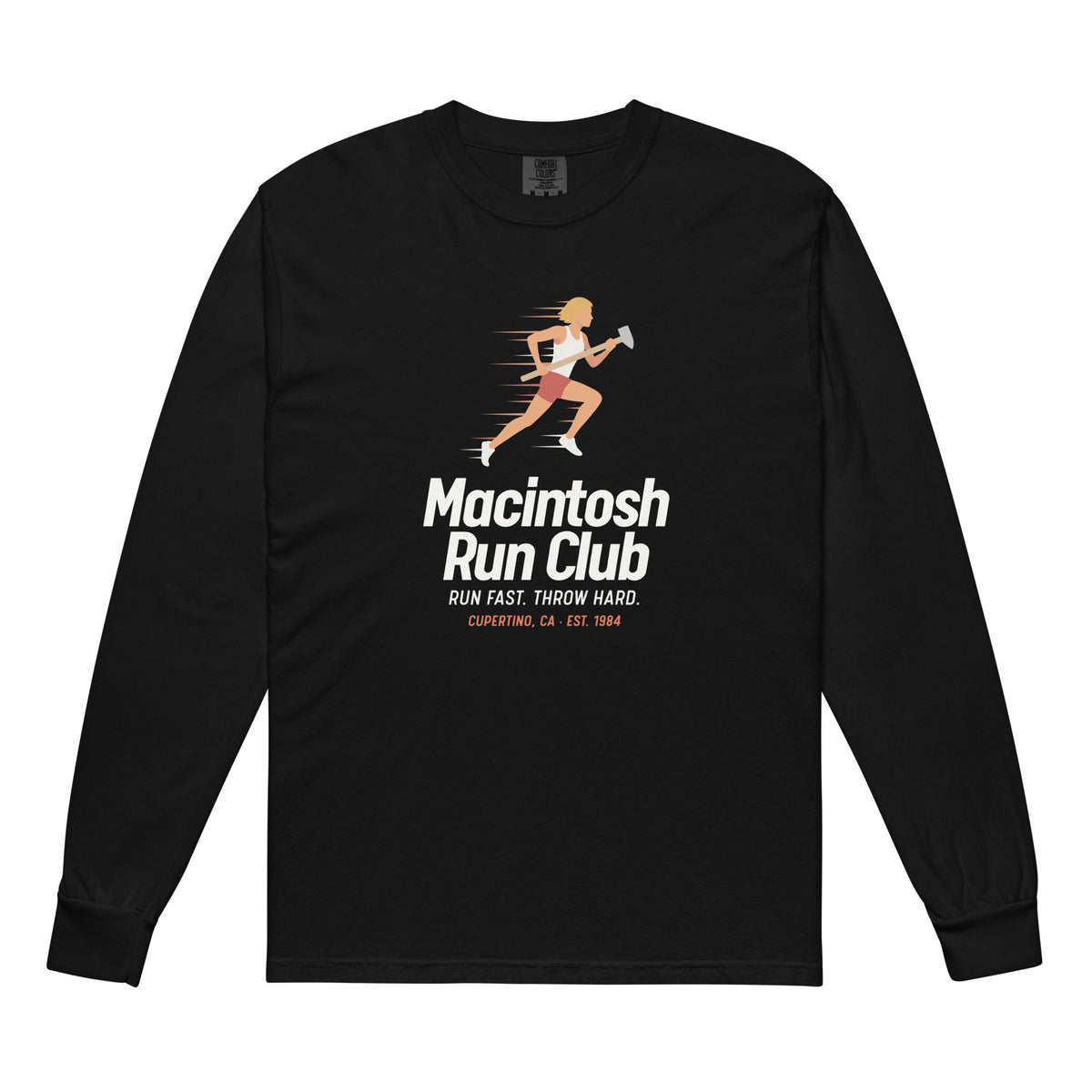 Macintosh Run Club Long Sleeve—Black