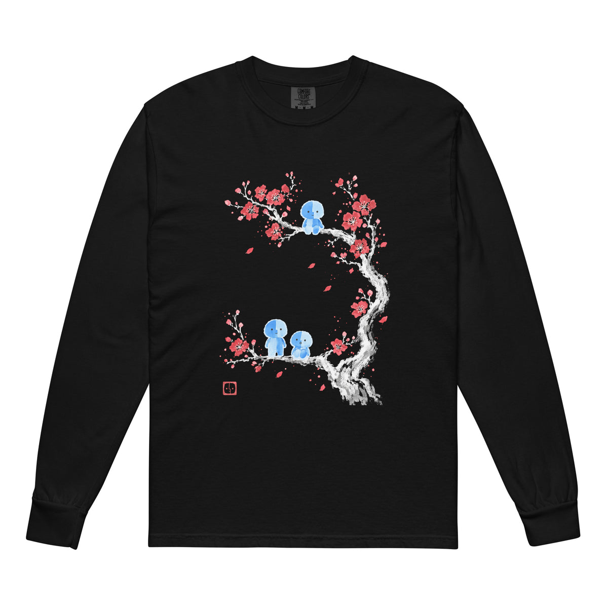 Forest Spirits Long Sleeve—Black
