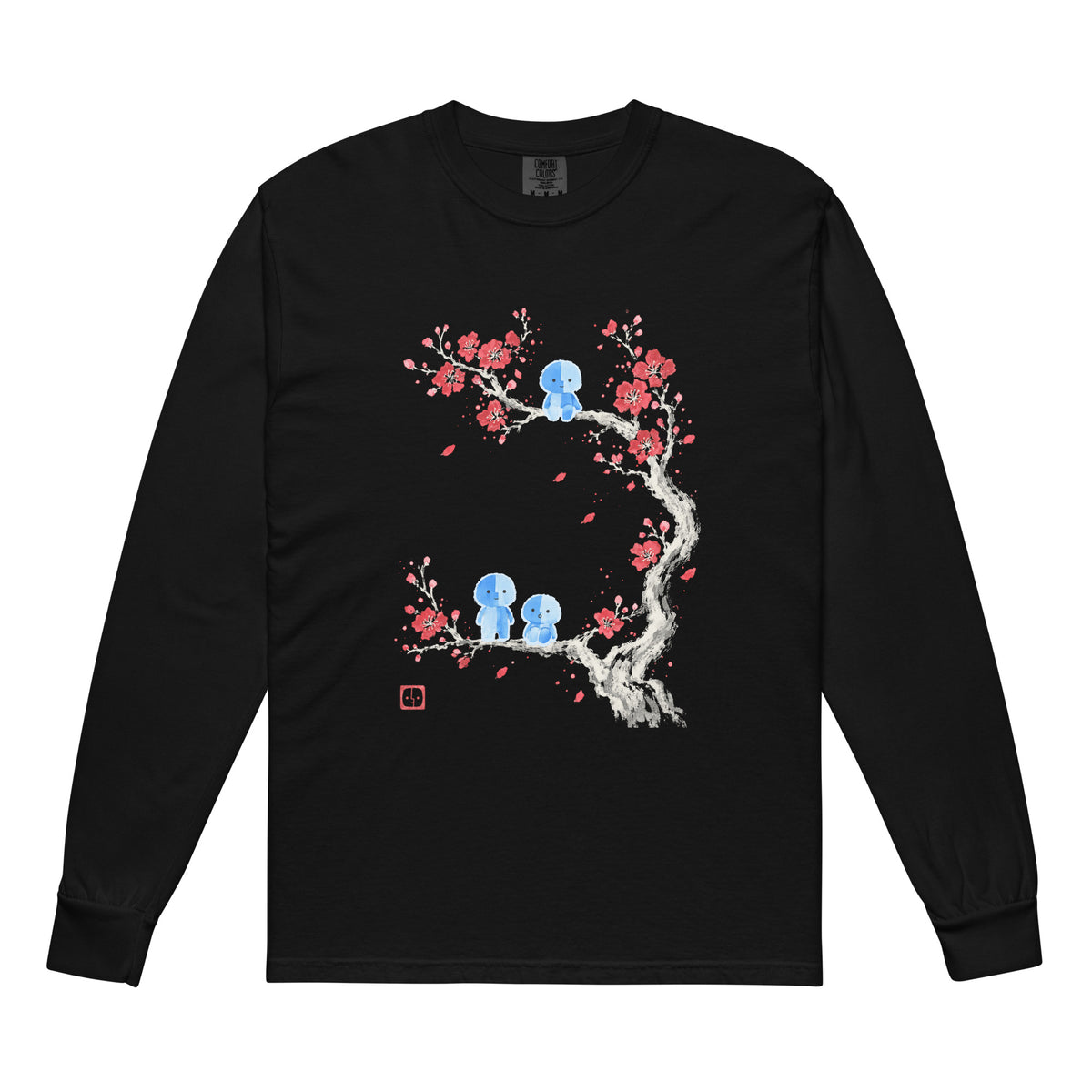 Forest Spirits Long Sleeve—Black